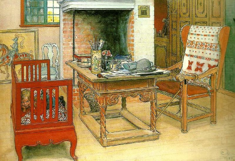 Carl Larsson titt-ut china oil painting image